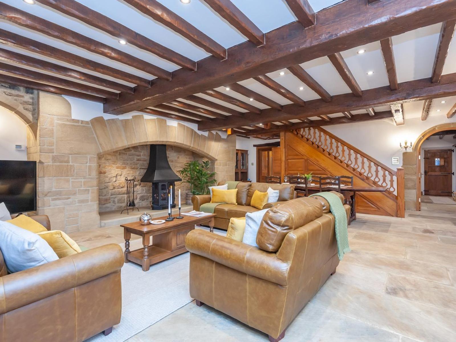 Farmhouse Barn - Rustic Luxury For Families -Leeds Pass The Keys Villa Pudsey Exterior photo